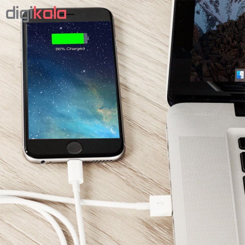کابل تبدیل USB به لایتنینگ مدل MD818 طول 1متر