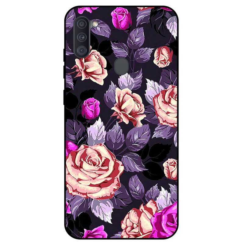 کاور مگافون طرح گل مدل 1652 مناسب برای گوشی موبایل سامسونگ Galaxy A11 / M11