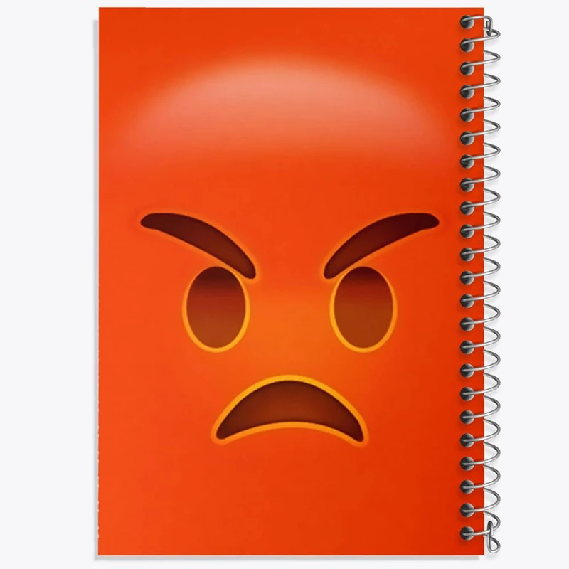دفتر ژورنال نویسی 50 برگ خندالو مدل نقطه ای طرح ایموجی Emoji کد 1298