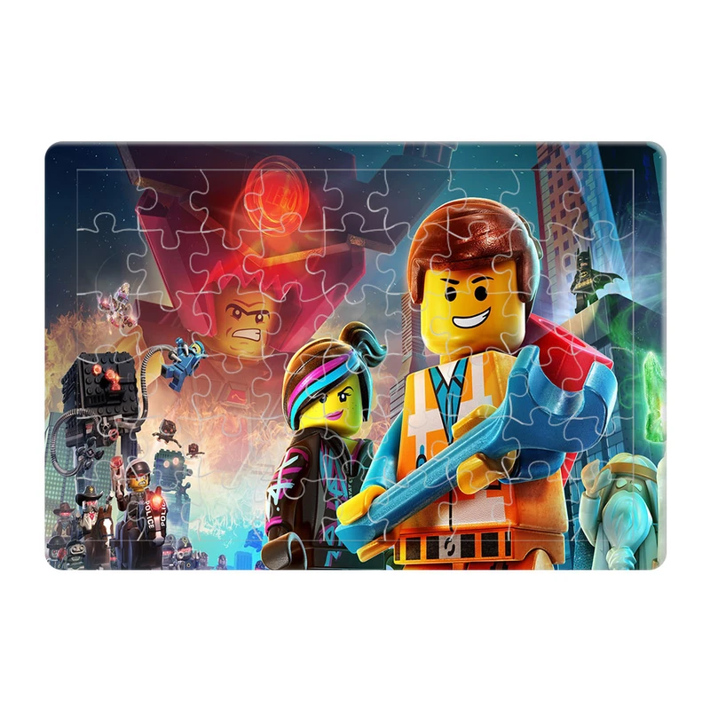 پازل 54 تکه هومرو مدل PL625 طرح انیمیشن لگو