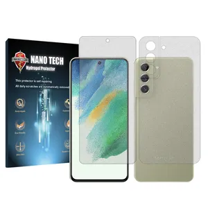 Nano tech matte screen protector suitable for Samsung Galaxy S21 FE 5G mobile phone along with back of the phone