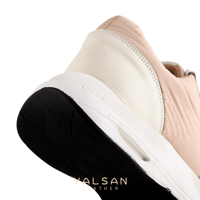 کفش روزمره زنانه چرم یلسان مدل زویا کد 672-GN-10