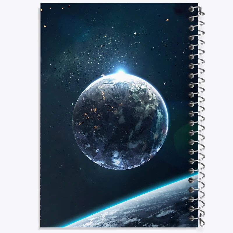 دفتر شطرنجی 50 برگ خندالو مدل کهکشان کد F1829