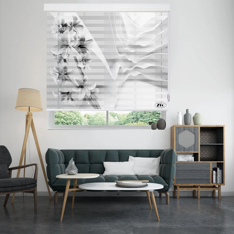 پرده زبرا زیو مدل 3D-1235 سایز 200x150 سانتی متر