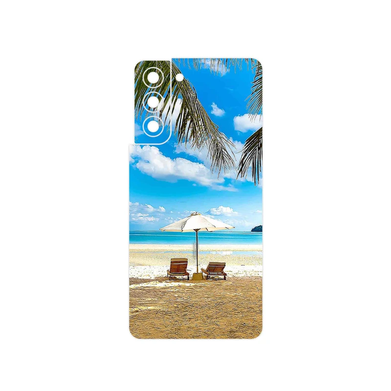برچسب پوششی ماهوت مدل Beach مناسب برای گوشی موبایل سامسونگ Galaxy S21 5G