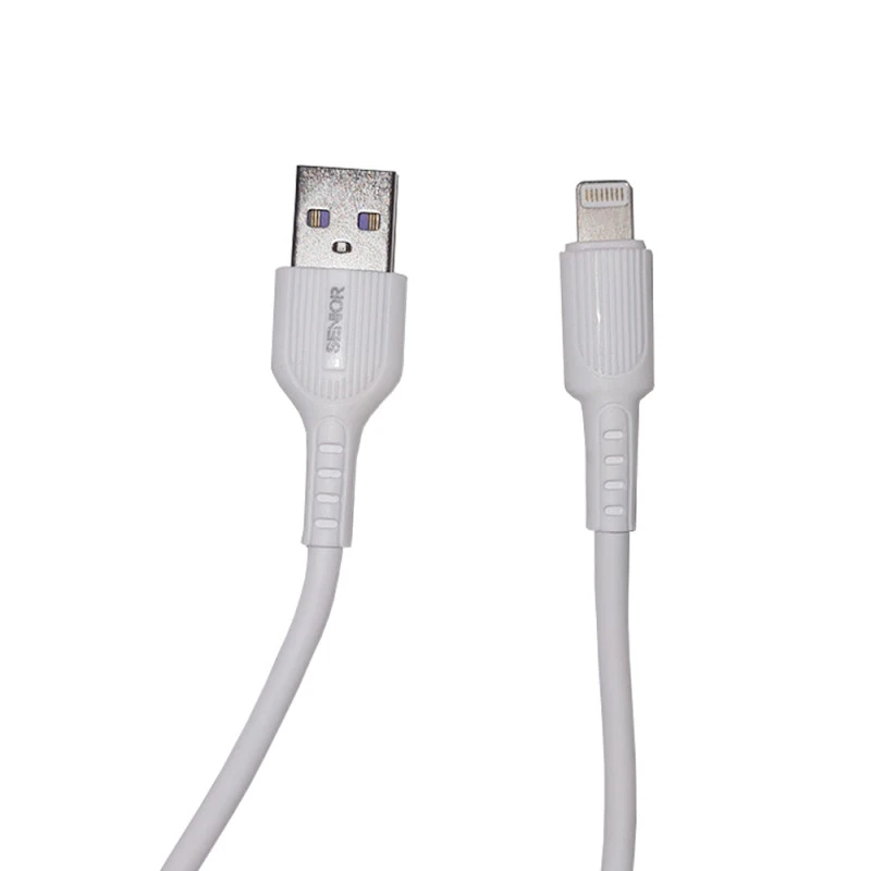 کابل تبدیل USB به لایتنینگ کی اف-سنیور مدل ip-20 طول 1 متر