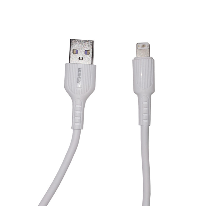 کابل تبدیل USB به لایتنینگ کی اف-سنیور مدل ip-20 طول 1 متر