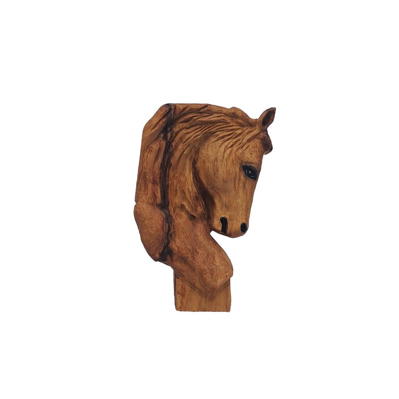 مجسمه چوبی مدل اسب