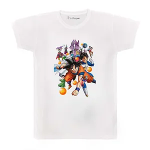 تی شرت بچگانه پرمانه طرح انیمه دراگون بال کد pmt.3757