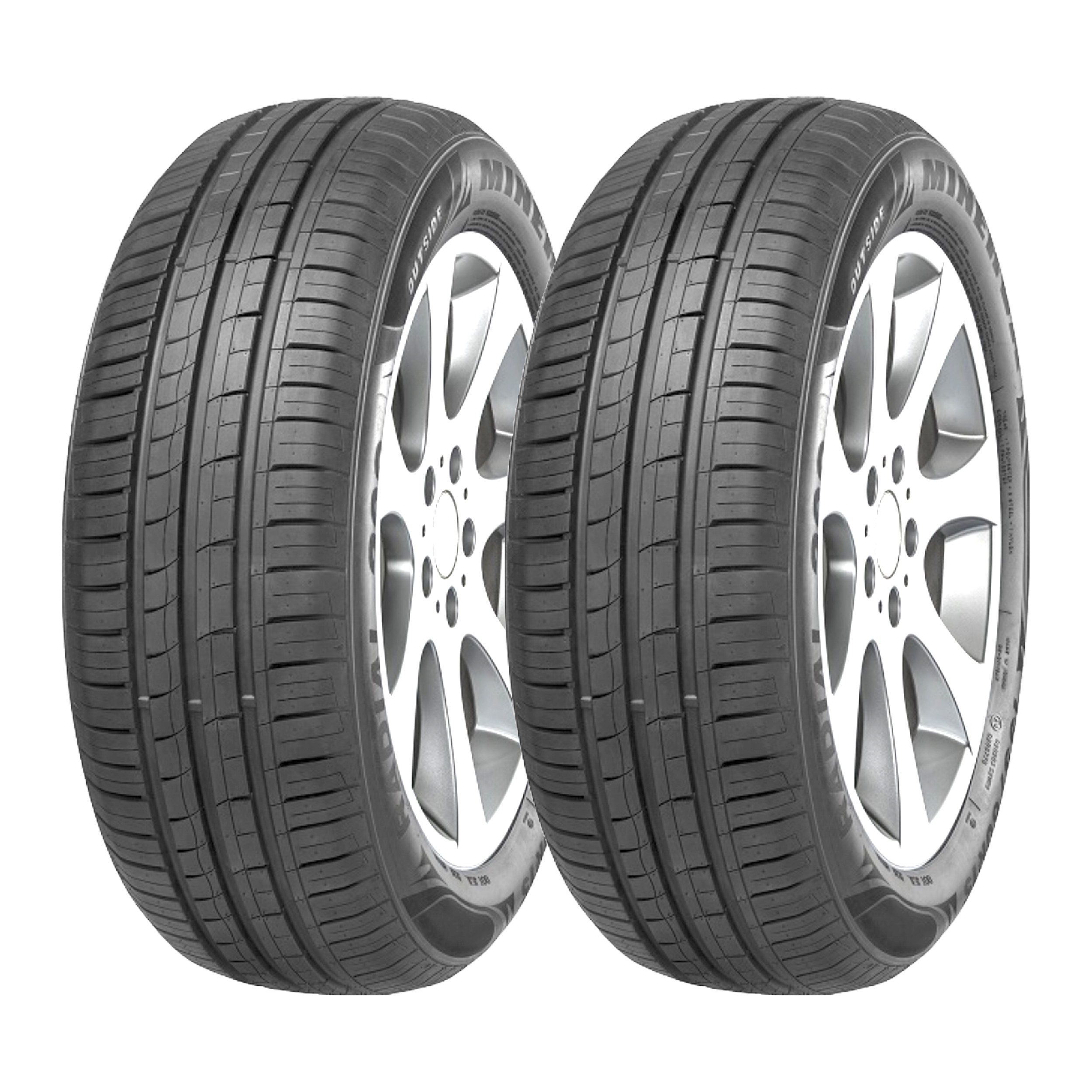 لاستیک خودرو مینروا مدل Radial 209 سایز 165/80R13 - دو حلقه