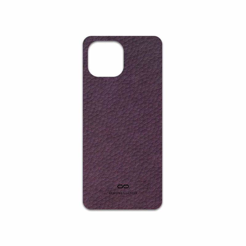برچسب پوششی ماهوت مدل Purple-Leather مناسب برای گوشی موبایل شیائومی 11 Lite 5G NE