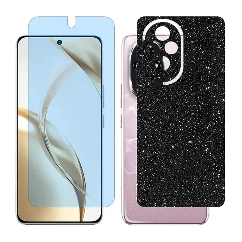 محافظ صفحه نمایش مات آنتی بلو گلس مدل Together مناسب برای گوشی موبایل آنر 200 / Honor 200 به همراه برچسب پوششی پشت گوشی