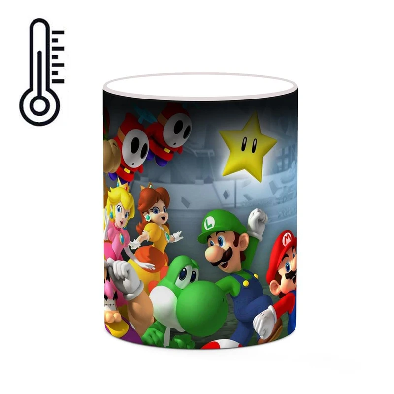 ماگ حرارتی کاکتی مدل بازی سوپر ماریو Super Mario کد mgh29324