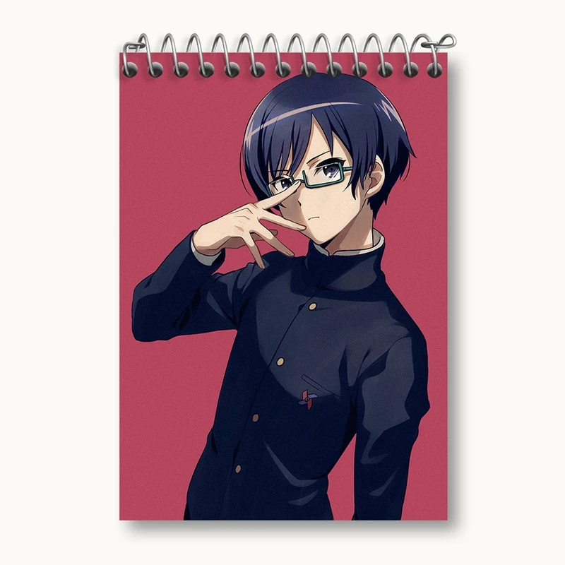 دفتر یادداشت 50 برگ خندالو مدل کازامی انیمه دیگری کد 32002