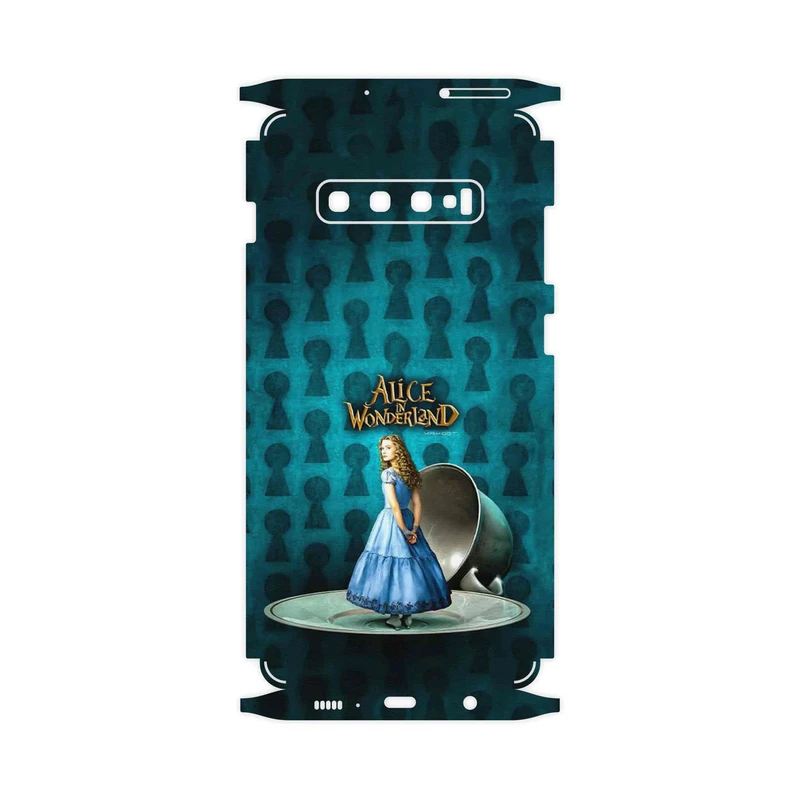 برچسب پوششی ماهوت مدل Alice in Wonderland-FullSkin مناسب برای گوشی موبایل سامسونگ Galaxy S10 Plus