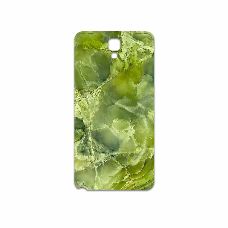 برچسب پوششی ماهوت مدل Green Crystal Marble مناسب برای گوشی موبایل سامسونگ Galaxy Note 3 Neo