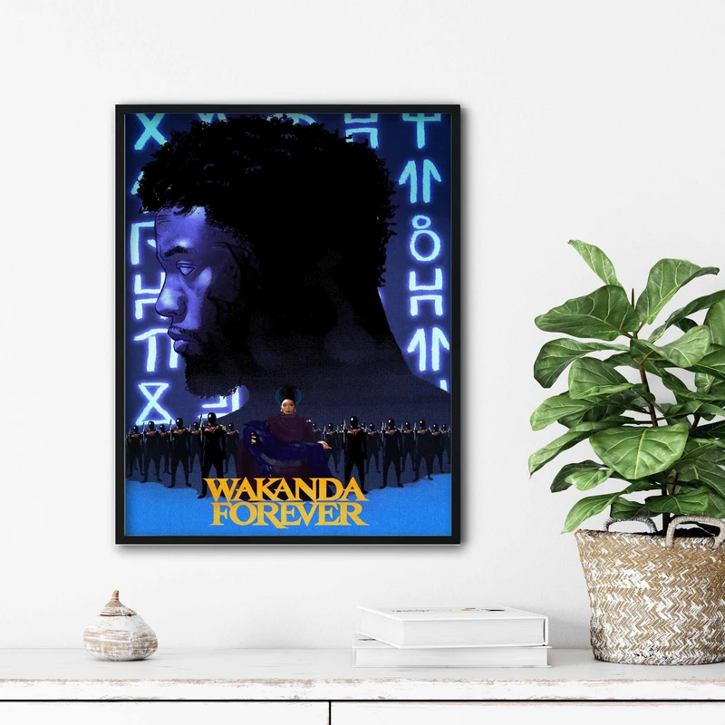 تابلو آتریسا طرح پوستر فیلم wakanda مدل ATm395