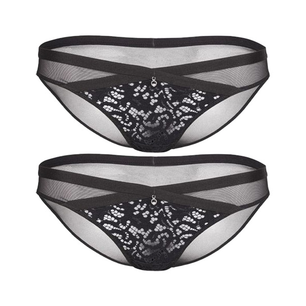 شورت زنانه اسمارا مدل LACE HIPSTER BRIEFS مجموعه 2 عددی 