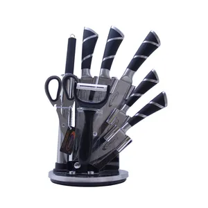 سرویس چاقو آشپزخانه 9 پارچه فلورانس کد 05