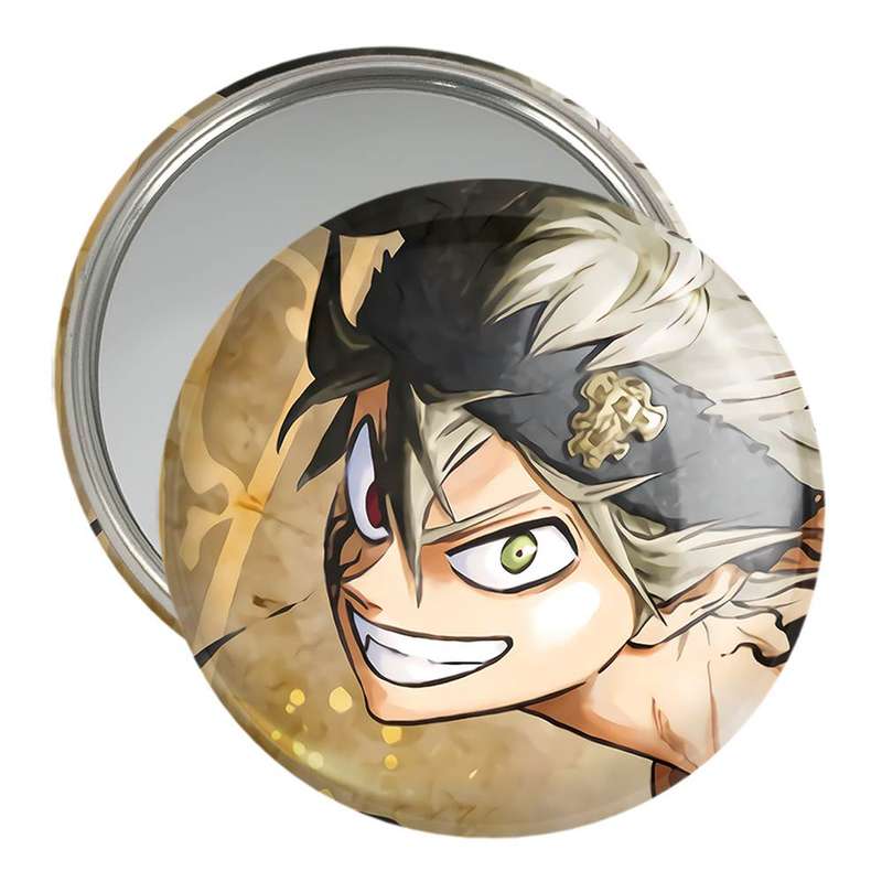 آینه جیبی خندالو مدل آستا انیمه بلک کلاور Black Clover  کد 11749