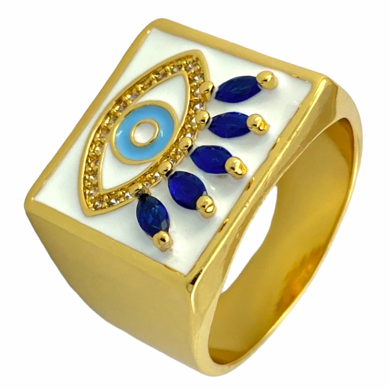انگشتر زنانه وای اس ایکس مدل چشم کد R4076