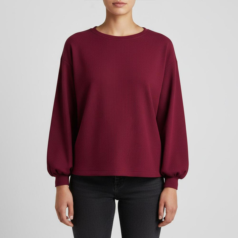 بلوز زنانه آرمادیا مدل کبریتی آستین پفی کد CH14