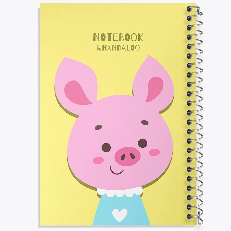 دفتر نت موسیقی 50 برگ خندالو مدل خوک بامزه کد N809