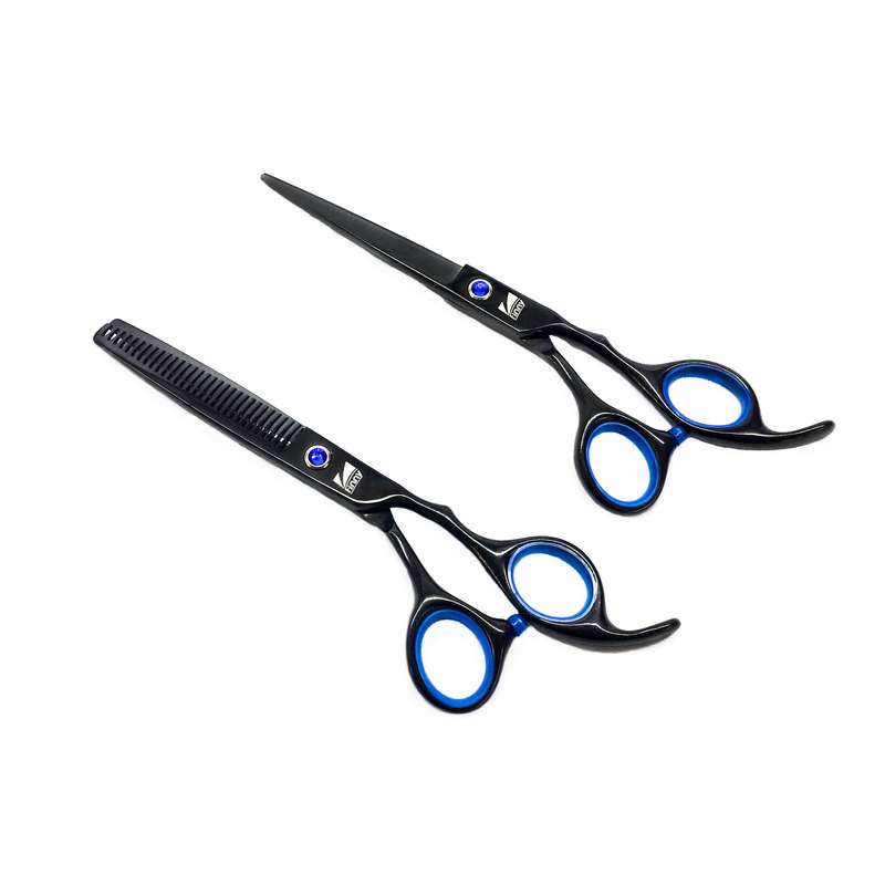 قیچی آرایشگاهی فینی مدل Senator به همراه قیچی پیتاژ