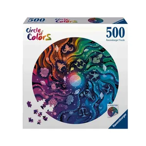 پازل 500 تکه راونزبرگر مدل Circle of Color Circular Shaped کد 12000819