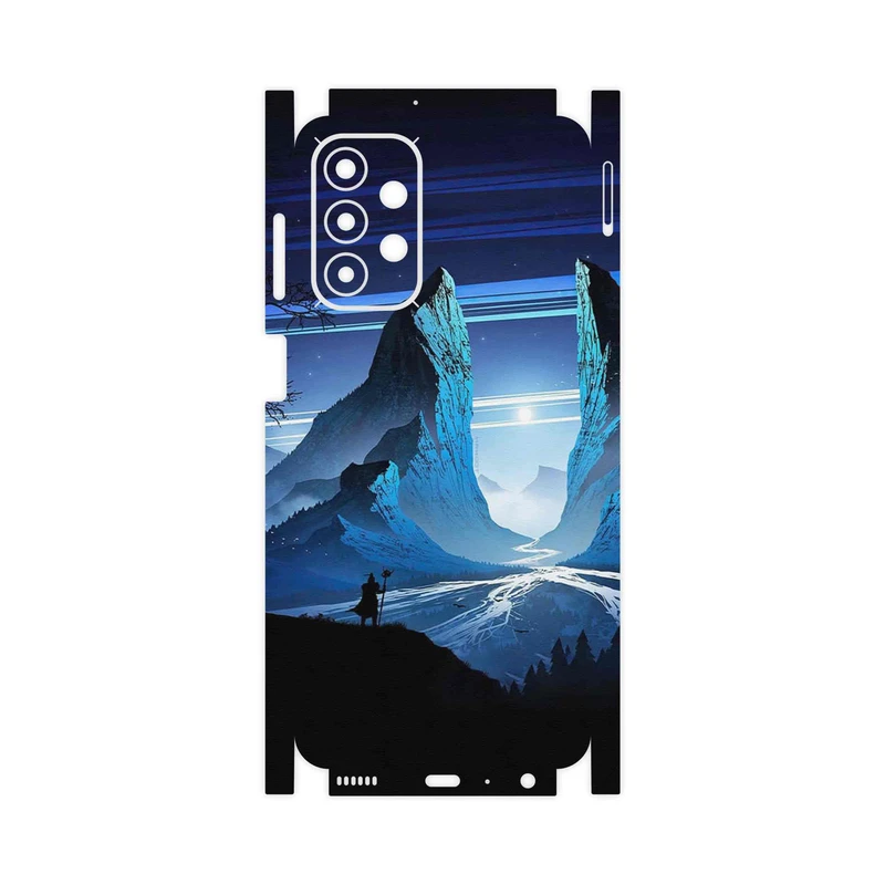 برچسب پوششی ماهوت مدل Blue Mountains Digital Art-FullSkin مناسب برای گوشی موبایل سامسونگ Galaxy A23