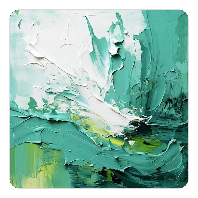 مگنت کاکتی طرح نقاشی رنگ روغن مدل mp70052