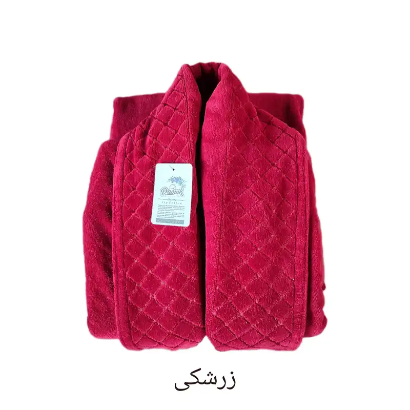 حوله پالتویی پاموک مدل تن پوش یقه مربع سایز 120 سانتی متر