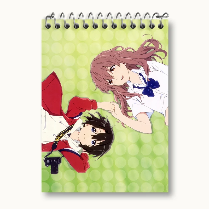 دفتر یادداشت 50 برگ خندالو مدل شوکو و یوزورو نیشیمیا انیمه سایلنت ویس A Silent Voice کد 15820