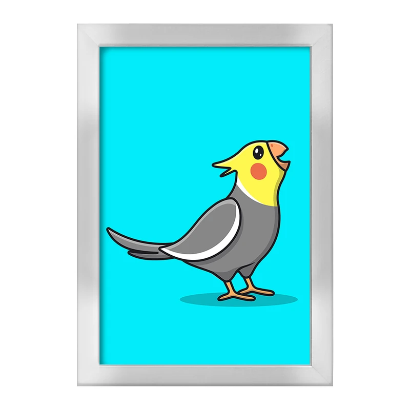 تابلو خندالو طرح حیوانات بامزه عروس هلندی کد 29639