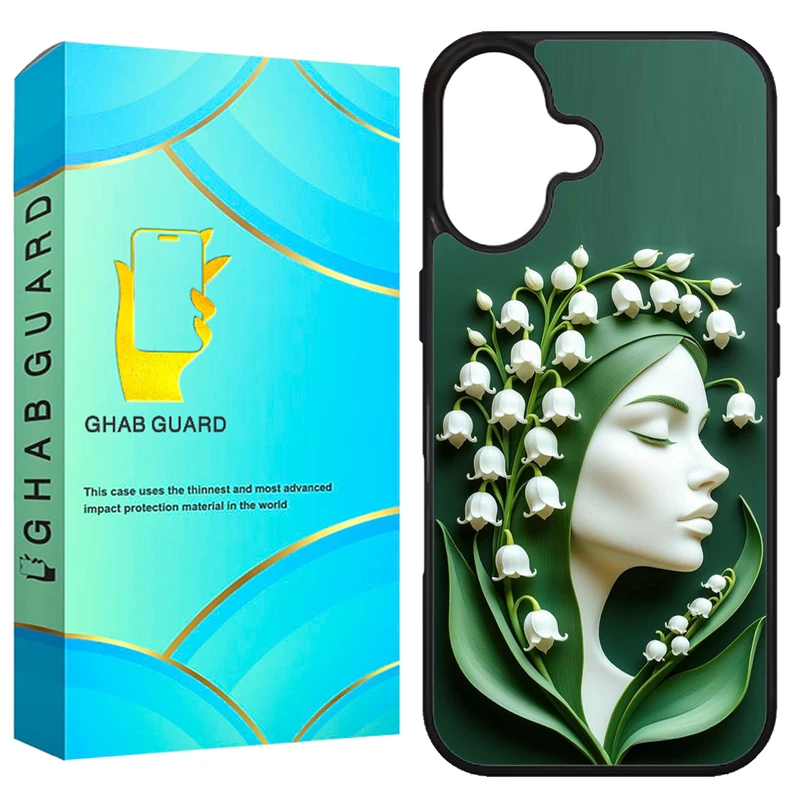 کاور قاب گارد طرح زنانه مدل G16PL مناسب برای گوشی موبایل اپل iPhone 16 Plus