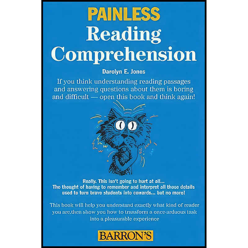 کتاب Painless Reading Comprehension اثر Darolyn Jones انتشارات Barron&#39;s Educational Series
