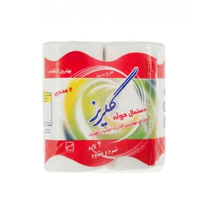 دستمال حوله ای گلریز مدل HO هجده بسته 2 عددی