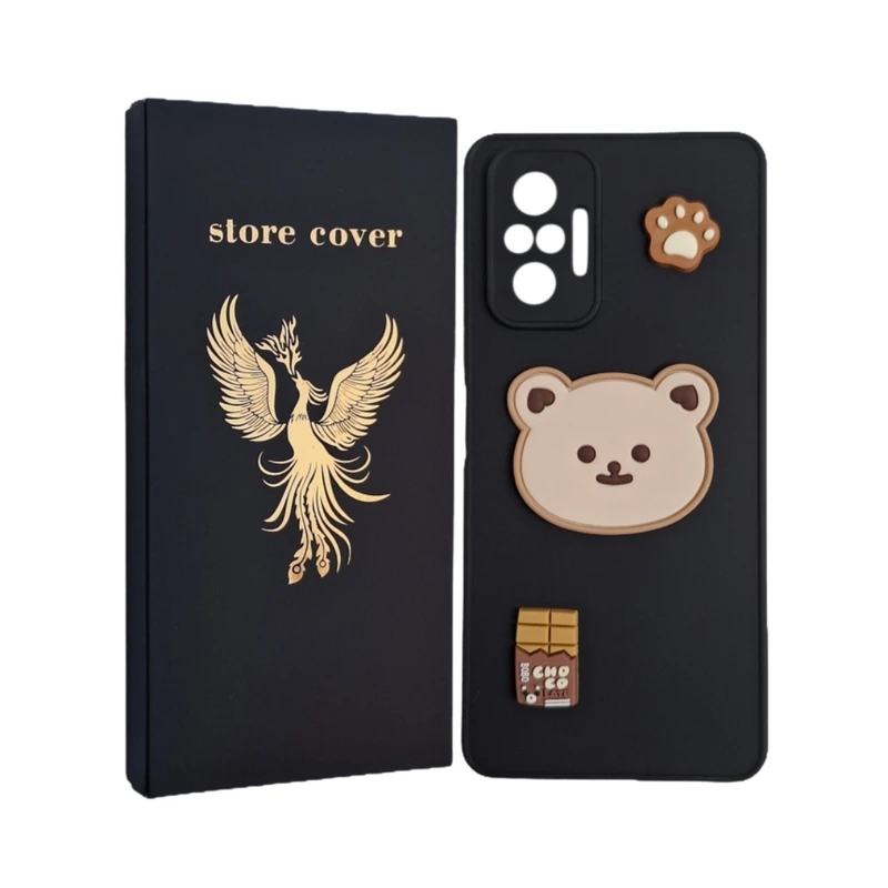 کاور استور کاور طرح عروسک برجسته مدل note10pro مناسب برای گوشی موبایل شیائومی Redmi Note 10 Pro / Note 10 Pro Max