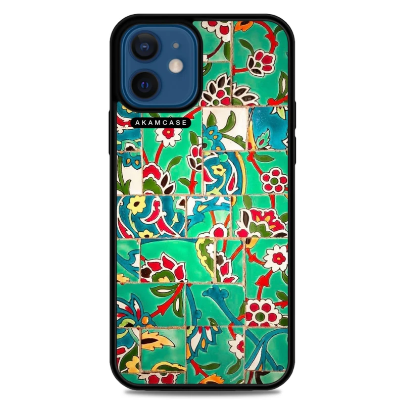 کاور آکام مدل AMC-WA12M-MOSAIC-14 مناسب برای گوشی موبایل اپل iPhone 12 Mini