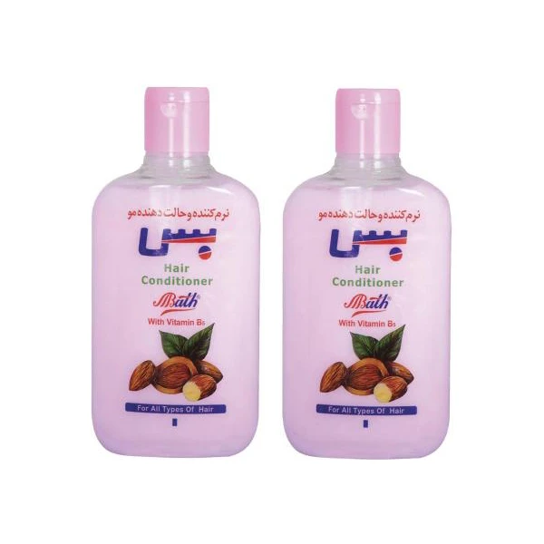 شامپو مو بس مدل Almond حجم 280 میلی لیتر بسته 2 عددی