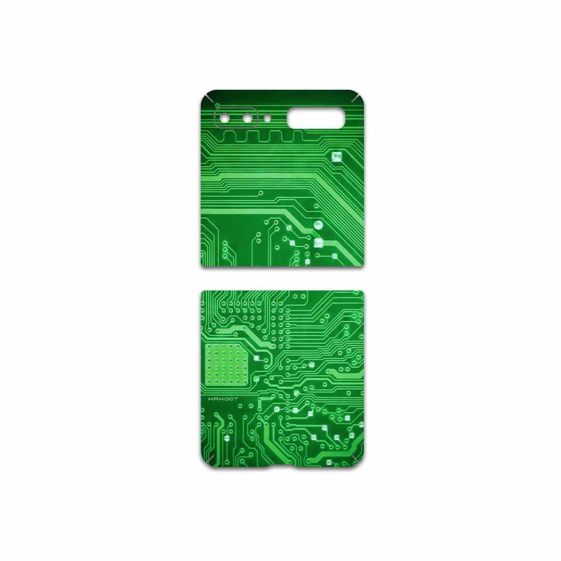 برچسب پوششی ماهوت مدل Green-Printed-Circuit-Board مناسب برای گوشی موبایل سامسونگ Galaxy Z Flip