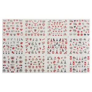 استیکر طراحی ناخن بی ال ای مدل sq-025