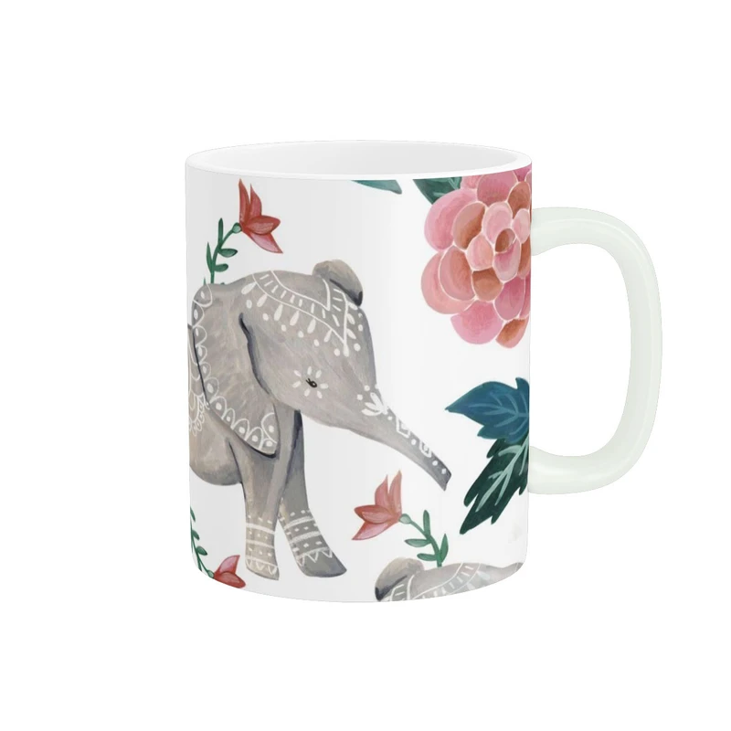 ماگ پاد آفرین طرح نقاشی فیل کد 364