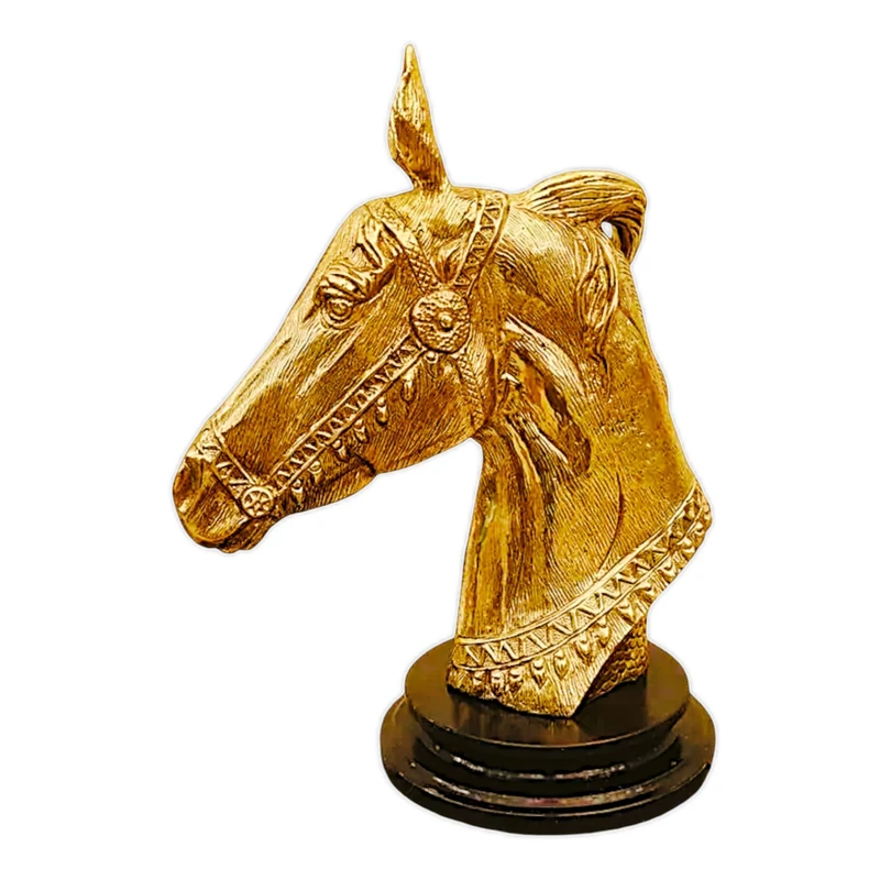 دکوری برنجی مدل سردیس اسب کد H 1301