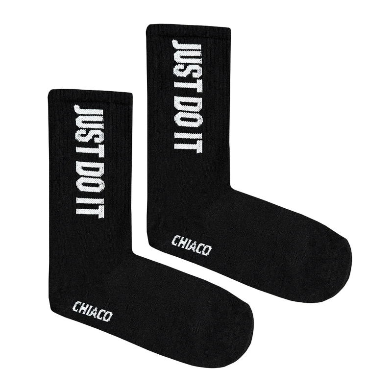 جوراب ورزشی ساق بلند زنانه چیاکو مدل JUST DO IT