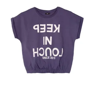 تی شرت آستین کوتاه دخترانه مدل l-096