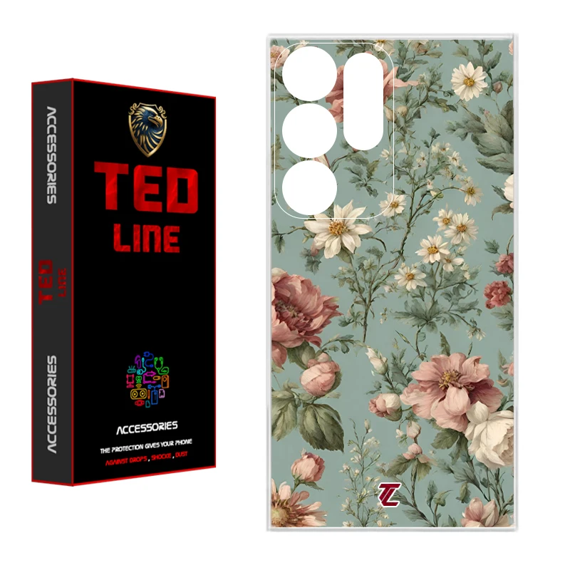 کاور تدلاین طرح گل کد 1152 مناسب برای گوشی موبایل سامسونگ Galaxy S25 Ultra