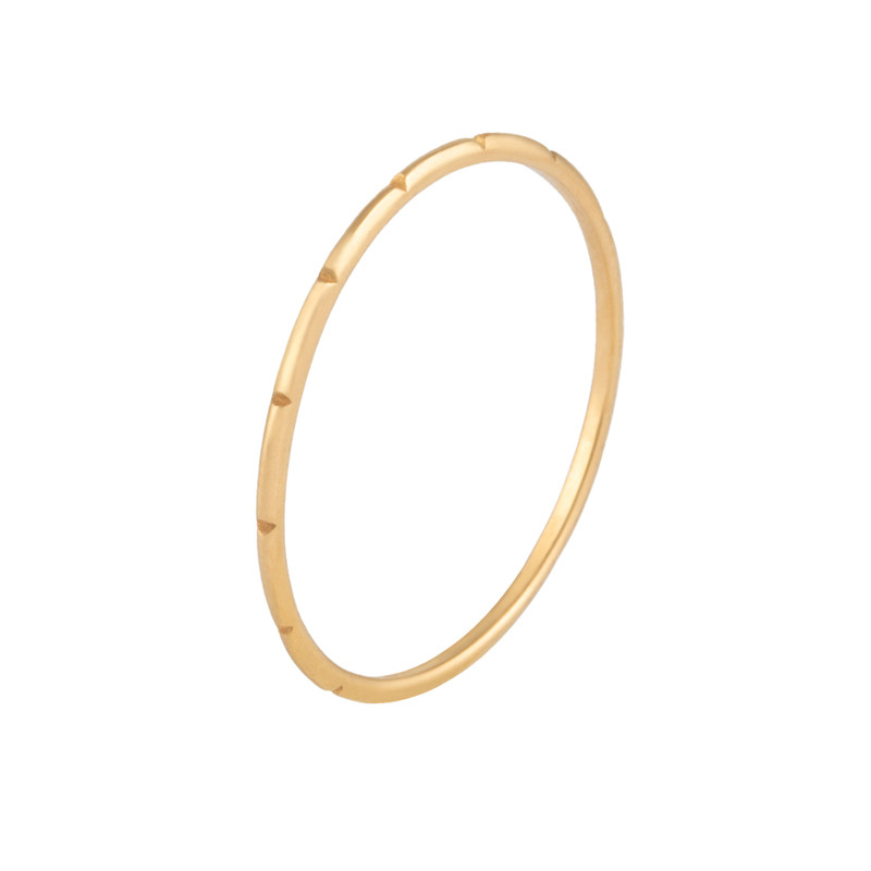 انگشتر طلا 18 عیار زنانه بان گالری مدل مینیمال خطی سایز 52 انگشتر طلا 18 عیار زنانه بان گالری مدل مینیمال خطی سایز 52
