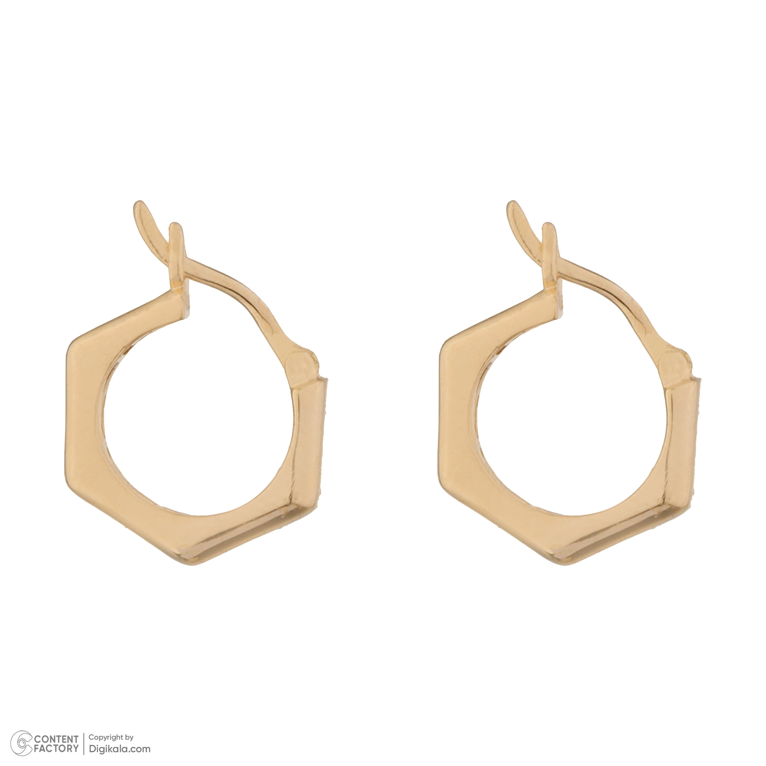 گوشواره طلا 18 عیار زنانه تاج مدل 1010