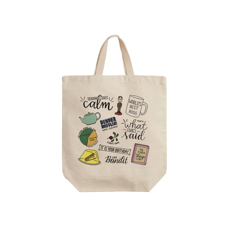 ساک خرید ترمه طراحان ایده مدل سریال آفیس کد cfp2651 - S